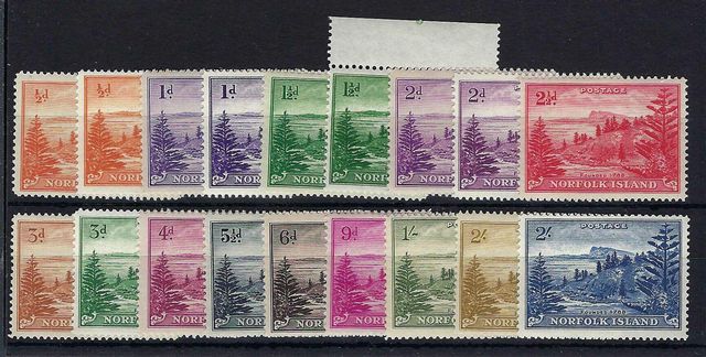 Image of Australia-Norfolk Island SG 1/12a UMM British Commonwealth Stamp